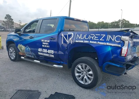 2022 Chevrolet Silverado 1500 2Wd Short Bed Custom из США, поврежденный, VIN 3GCPABEK6NG538545